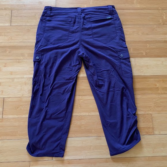 Eddie Bauer Women's Horizon Capris  - Size Ruched - Sz 6 - Picture 2 of 6